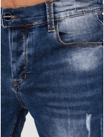 Pánske modré džínsové nohavice Dstreet UX4143