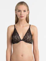 Podprsenka s kosticou QF1436E čierna - Calvin Klein