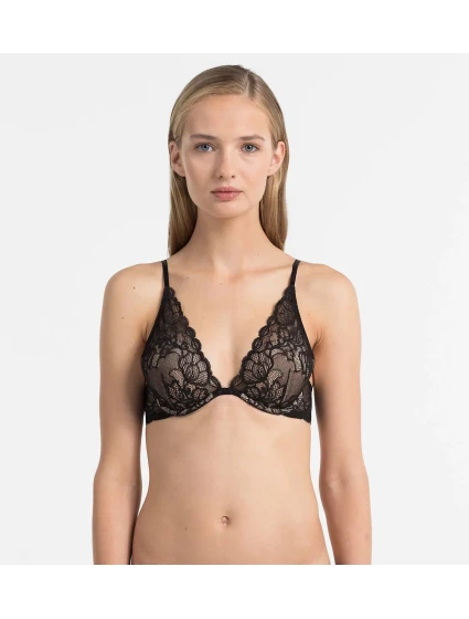 Podprsenka s kosticou QF1436E čierna - Calvin Klein Podprsenka s kosticou QF1436E čierna - Calvin Klein