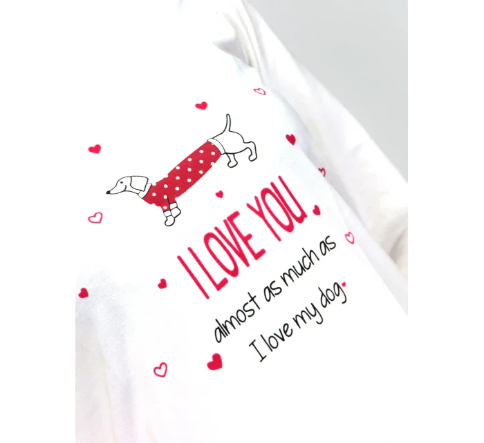 Dámské triko na spaní bílá model 8023757 - NoiDiNotte Dámské triko na spaní bílá model 8023757 - NoiDiNotte