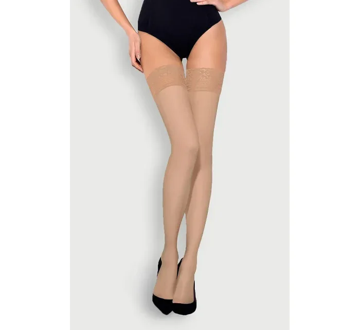 Dámské samodržící punčochy model 7459350 15 den - Mona Dámské samodržící punčochy model 7459350 15 den - Mona