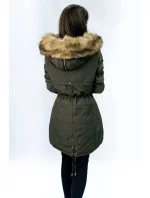 CIEPŁA DAMSKA PARKA ZIMOWA KHAKI model 21241757 - MHM CIEPŁA DAMSKA PARKA ZIMOWA KHAKI model 21241757 - MHM