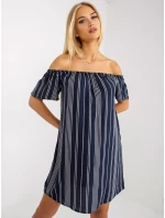 Sukienka model 21110877 granatowy - FPrice Sukienka model 21110877 granatowy - FPrice