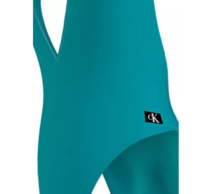 Dámske jednodielne plavky PLUNGE ONE PIECE KW0KW02342D09 - Calvin Klein