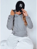 Dámská mikina BASIC s kapucí antracitová model 21962134 - FashionStreet