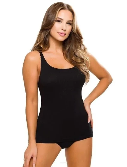 Černá dámská košilka model 7901951 2XL3XL - Emili