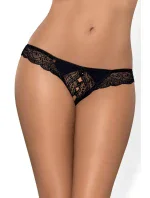 Erotická tangá Miamor crotchless thong - OBSESSIVE