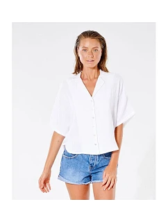 Košeľa RIP CURL Premium Surf S/S Shirt, biela