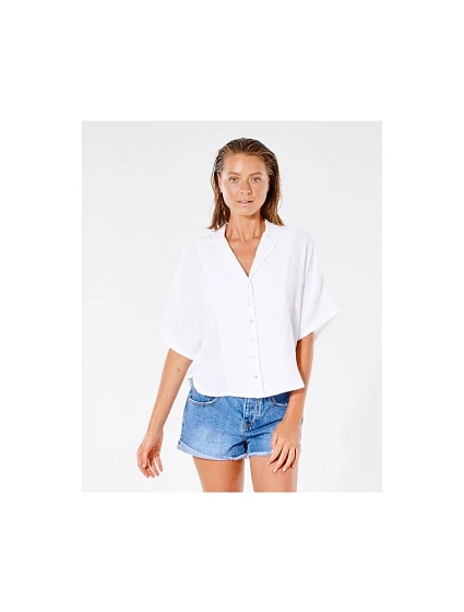 Košeľa RIP CURL Premium Surf S/S Shirt, biela Košeľa RIP CURL Premium Surf S/S Shirt, biela