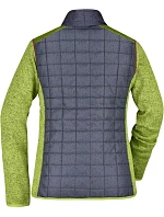JN Dámská pletená hybridní bunda 02.0 kiwi melange/anthracite melange model 22489307 - Daiber