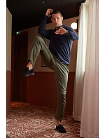 LSL Men Pánské těžké piqué polo s dlouhým rukávem night blue model 22442411 - NEOBLU LSL Men Pánské těžké piqué polo s dlouhým rukávem night blue model 22442411 - NEOBLU