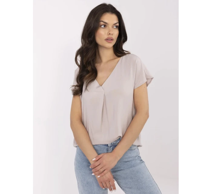 Blúzka D73761M11171B béžová Blúzka D73761M11171B béžová