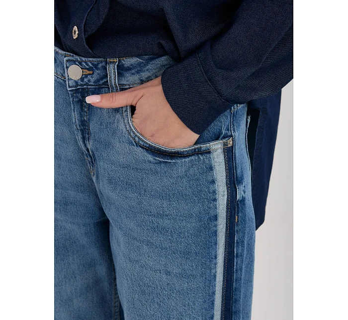 Spodnie model 22041103 ciemny niebieski - FPrice