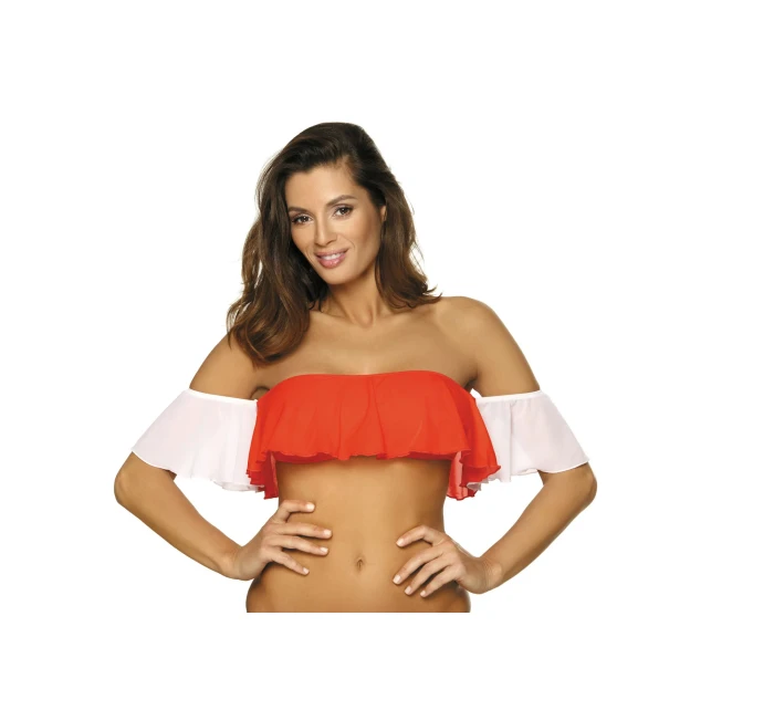 Horný diel plaviek Grace Gerbera-Bianco M-488 (7) - Marko