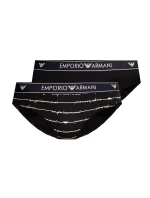 Dámske nohavičky 163334 1P219 03937 námornícka modrá - 2 pack - Emporio Armani