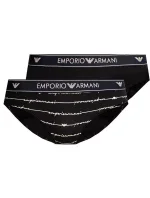 Dámske nohavičky 163334 1P219 03937 námornícka modrá - 2 pack - Emporio Armani