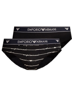 Dámske nohavičky 163334 1P219 03937 námornícka modrá - 2 pack - Emporio Armani