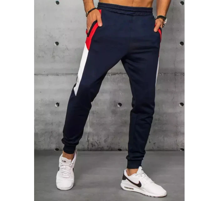 Pánské tmavě modré tepláky Dstreet model 21963047 - FashionStreet Pánské tmavě modré tepláky Dstreet model 21963047 - FashionStreet