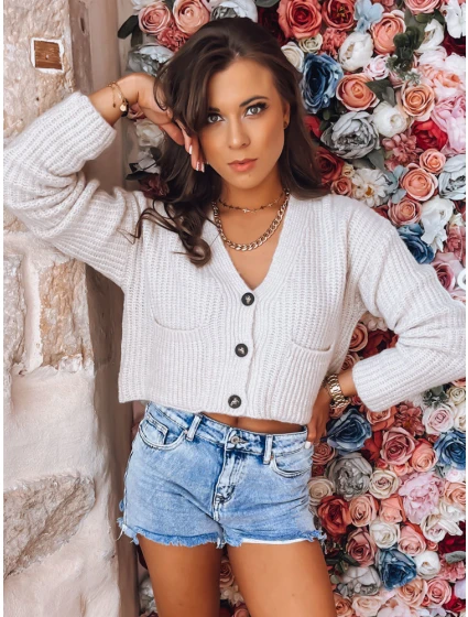 Dámsky svetr SISTERS light beige FashionStreet MY1959z