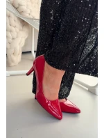 Lakované Lodičky Sergio Leone 1336 Červené