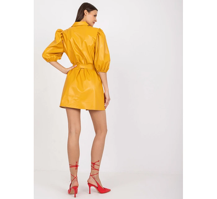 Šaty LK SK 508478.64P tmavo žltá