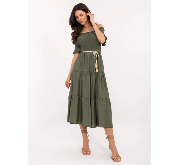 Sukienka MI SK model 21190978 khaki - FPrice