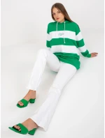 Mikina RV BL 8074.98 biela a zelená Mikina RV BL 8074.98 biela a zelená