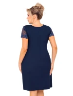 Noční košile Livia Plus Dark Blue - Donna