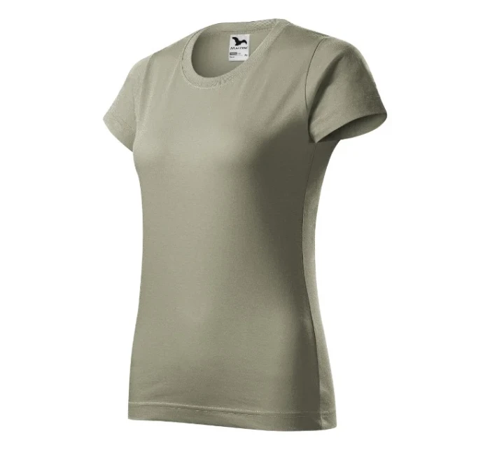 Basic tričko dámské světlá khaki Basic tričko dámské světlá khaki