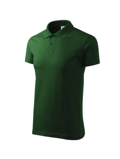 Single J. pánska polokošeľa fľaškovo zelená