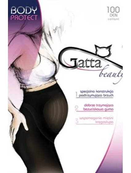 Těhotenské punčochové kalhoty BODY model 5417277 100 DEN - Gatta