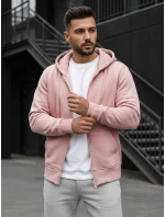 Pánská mikina s kapucí růžová Dstreet model 21962660 - FashionStreet Pánská mikina s kapucí růžová Dstreet model 21962660 - FashionStreet