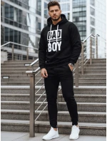 Pánska mikina s kapucňou čierna FashionStreet BX5925