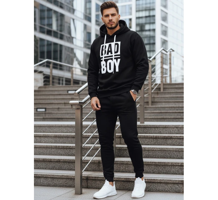 Pánska mikina s kapucňou čierna FashionStreet BX5925