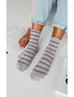 Milena 0200-162 Tenké pruhované ponožky 37-41