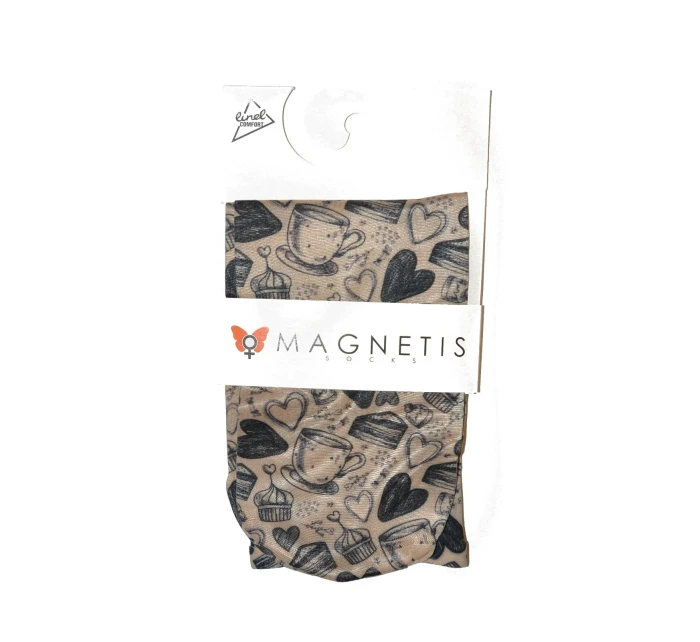 Dámske vzorované ponožky Magnetism lycra 20 den