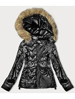 Černá dámská zimní bunda model 21246237 - J.STYLE Černá dámská zimní bunda model 21246237 - J.STYLE