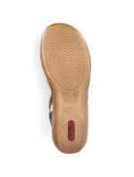 Pohodlné pestrofarebné sandále Rieker W RKR662 Pohodlné pestrofarebné sandále Rieker W RKR662