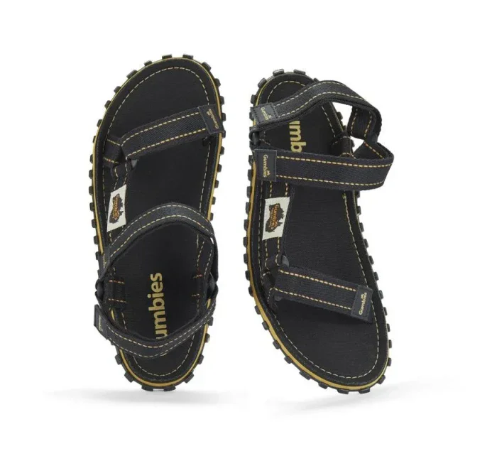 Gumbies Tracker Sandále Unisex Black M GU-SATRA001