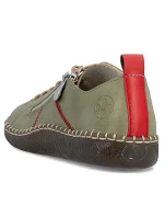 Dámské pohodlné zelené polobotky model 21910639 - Rieker