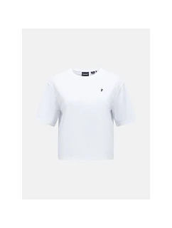 Dámské tričko PEAK PERFORMANCE W Light Tee, bílá barva