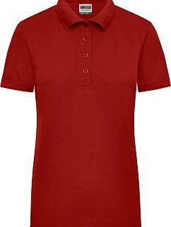 JN Dámské pracovní piqué polo 02.0 wine model 22491433 - Daiber