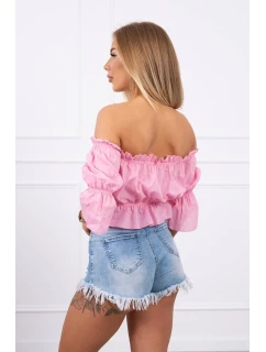 Blúzka vo svetlo ružovej farbe