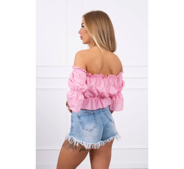 Halenka ve světle růžové barvě Halenka ve světle růžové barvě