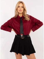 Košeľa DHJ KS 9213 1.77P bordová Košeľa DHJ KS 9213 1.77P bordová