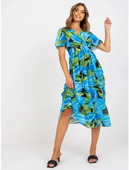 Šaty DHJ SK model 17392061 černá a modrá - FPrice