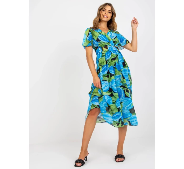 Šaty DHJ SK model 17392061 černá a modrá - FPrice