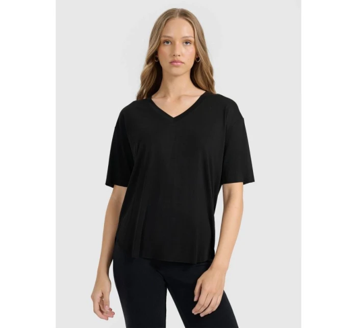 Dámske modalové tričko oversize 4F 4FRAW25TTSHF3283-21S