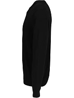 Men Pánský svetr s výstřihem do V deep black model 22500670 - NEOBLU Men Pánský svetr s výstřihem do V deep black model 22500670 - NEOBLU