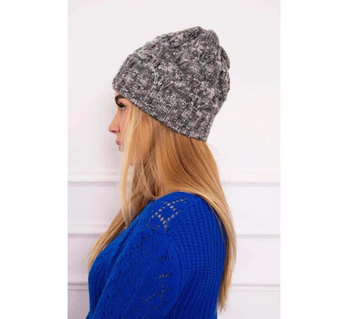 Fleecová čepice  tmavě šedá model 18750855 - K-Fashion